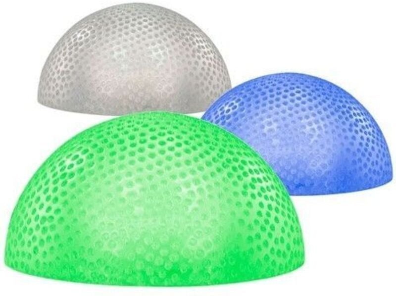 Eglo - 3er Set led Halbkugel Leuchte Außenbereich IP44 bunt Deko Garten Beleuchtung Edi Light 51279