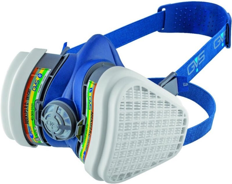 GVS Mehrweg-Halbmaske Elipse ABEK1-P3 RD,Gr.S/M