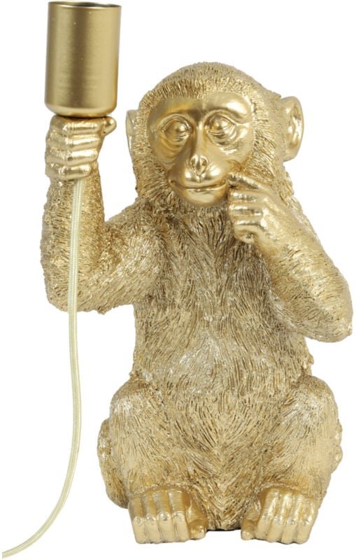 Tischlampe - Monkey - gold - kunststoff - - Light&living