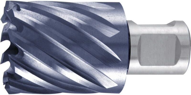 Thumbnail - Kernbohrer D.18mm hss TiAlN Schnitt-T.30mm Weldon