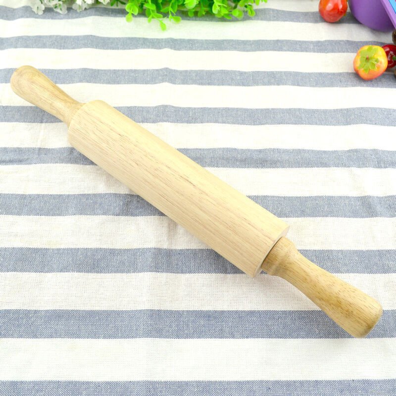 Nudelholz. Küchenzubehör. Backutensilien. Nudelholz. Holz. 38 x 5 x 5 cm