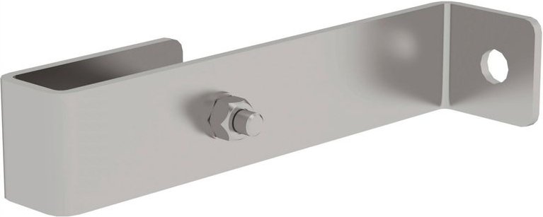 MUNK Wandhalter für Schachtleitern starr 150 mm Edelstahl für GFK-Leiter