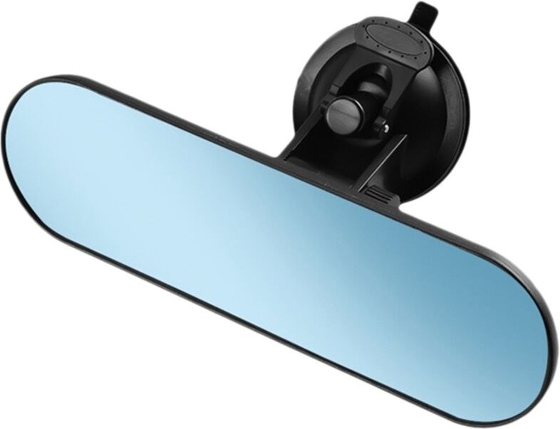 Tlily - Auto-Rückspiegel, leistungsstarker Saugnapf, Auto-Innenspiegel, Sichtebene, Zusatzspiegel, modifizierter blauer ...