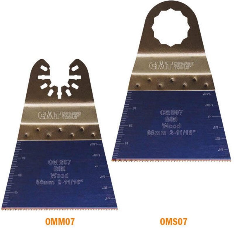 OMM07-X50 50 BIM Holzschneideblätter 68 x 40 mm 18 TPI-U