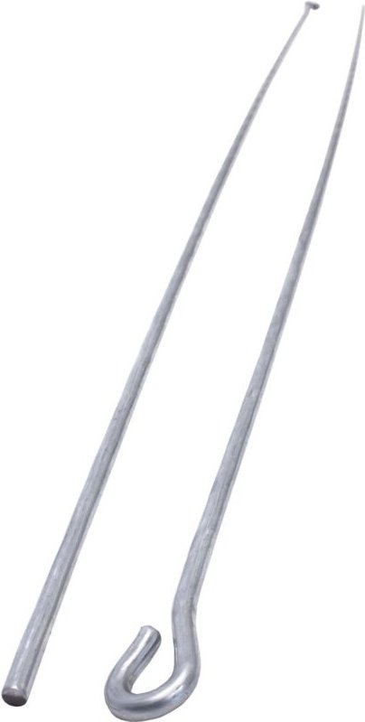 Thumbnail - Protektor - Abhängedraht mit Öse für Abhänger Trockenbau 100 Stück, Silber, Zubehör Deckenprofile, Made in Germany - 500...