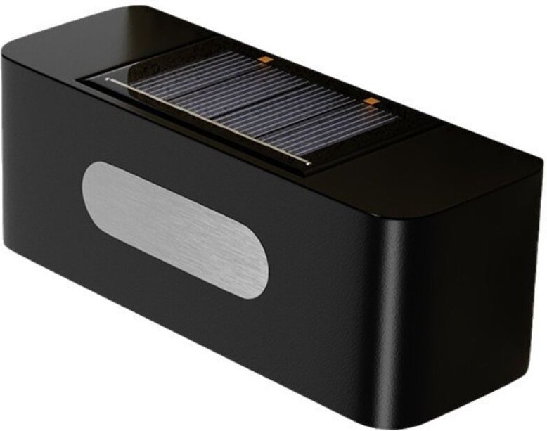 Solar-Wandleuchte für den Außenbereich, LED-Wandleuchte oben und unten, 2 Modi, IP65, wasserdicht, kabellos, geeignet fü...