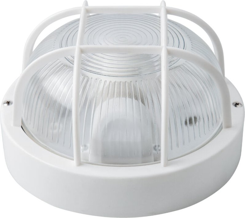 Matel - Runde Außenwandleuchte IP54 E27 weiß