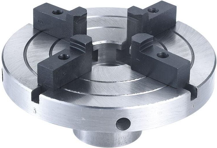 Backenfutter 4-Backen 125 mm 1/8-8 tpi fur Holzdrehmaschine Fervi 0751/a4