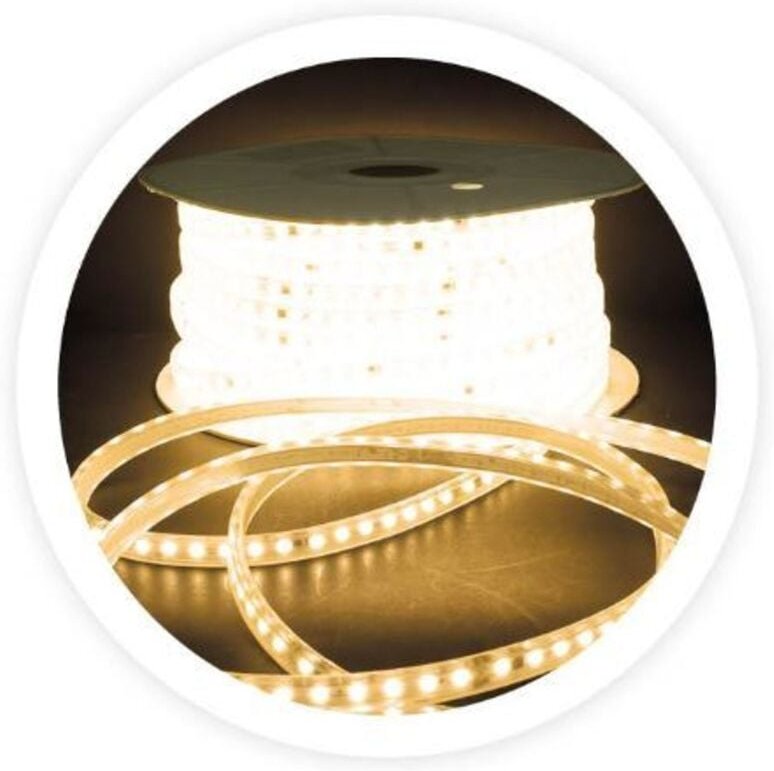 Rolle 50M LED-Streifen 17W/M 3000K IP65 230V