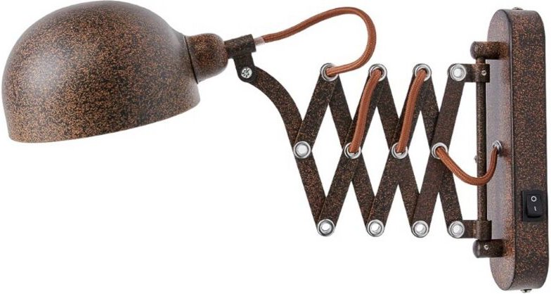 Thumbnail - Wandleuchte, Wandlampe Innen 'Curtis' aus Metall für Wohnzimmer & Esszimmer von Lindby