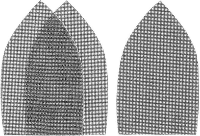 3 Blatt 1/4 Schleifpapier (115x140mm) für Multischleifer mit Klettverschluss. Getreide 80 120 240 STY-STA39092-XJ