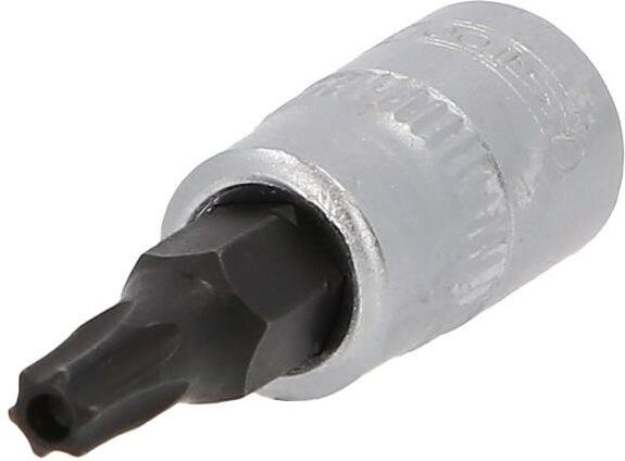1/4' Bit-Stecknuss Torx mit Stirnlochbohrung, TB25