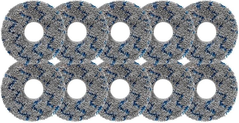 10PCS Wischpads, waschbar und wiederverwendbar, für T10 OMNI/T10 Turbo/X1 Omni/X1 Turbor