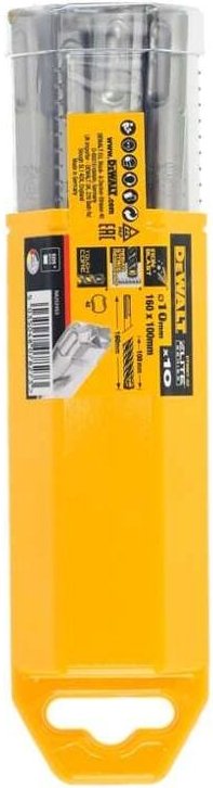 Zubehör - SDS-Plus Hammerbohrer-Set, 10-teilig, Durchmesser 10 mm DT8967 - Dewalt