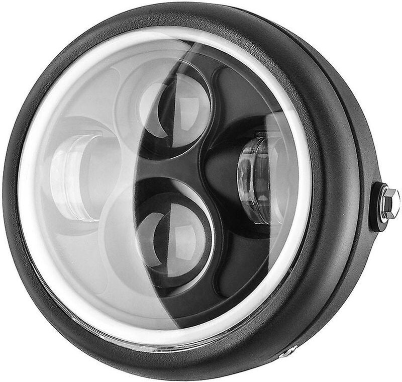 Woosien - Modifizierter Motorrad-LED-Scheinwerfer Gn125 Scheinwerfer 5,75 Zoll Retro-Scheinwerfer-Blendenscheinwerfer