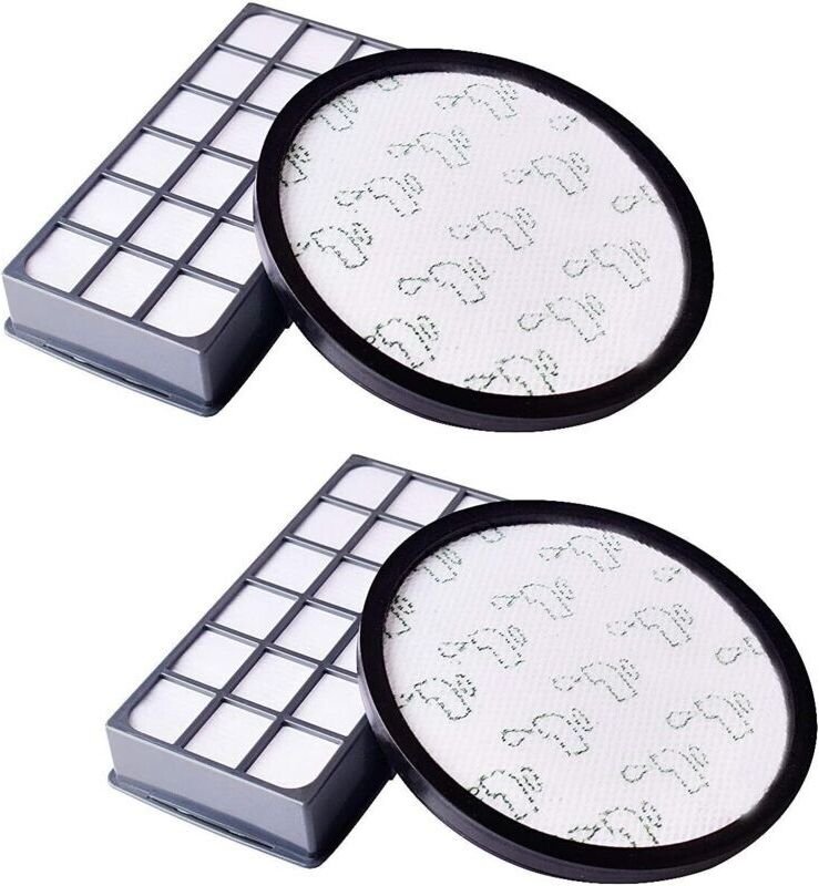 HEPA-Filter und waschbarer Schaumstoff für Rowenta X-Trem Power Cyclonic Staubsauger RO69XX/RO7230EA/RO7260EA – je 2 Stü...