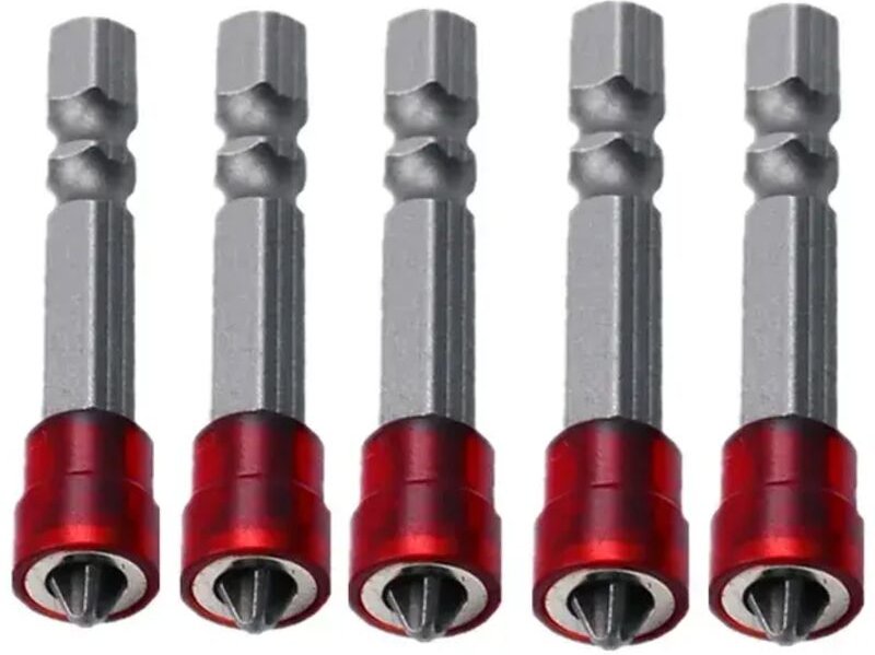 Magnetischer Schraubendreher mit 1/4-Zoll-Sechskantkopf, elektrisches Schraubendreher-Set (5-teilig)