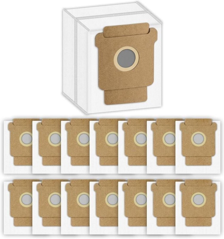 (15 Stück) Q0520 Ersatz-Staubbeutel für iRobot Roomba 105P/505/405/ Q0520 Kombi-Entsorgungsbeutel