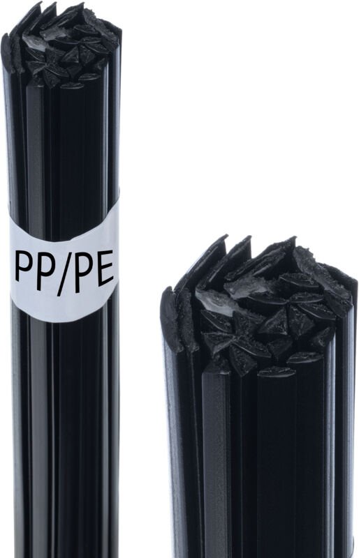 Rosfix Lötdraht Kunststoff 50 g Schwarz – Mix 8 mm/3,5 mm 42 cm 250–310 °C für PP/PE