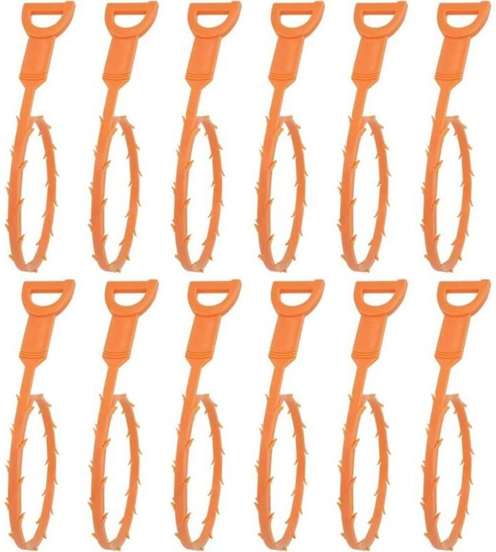 Basics Abflussreiniger – Flexible Abflussspirale zur effektiven Reinigung von Haaren und Ablagerungen in Waschbecken und...