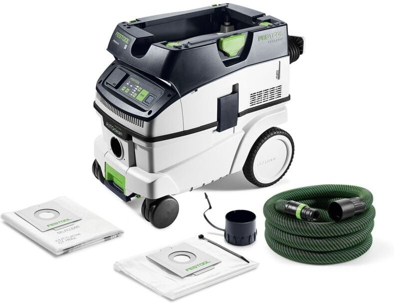 Thumbnail - Absaugmobil cleantec ctm 26 ei ac, autoclean inkl Hauptfilter Filtersack - Festool