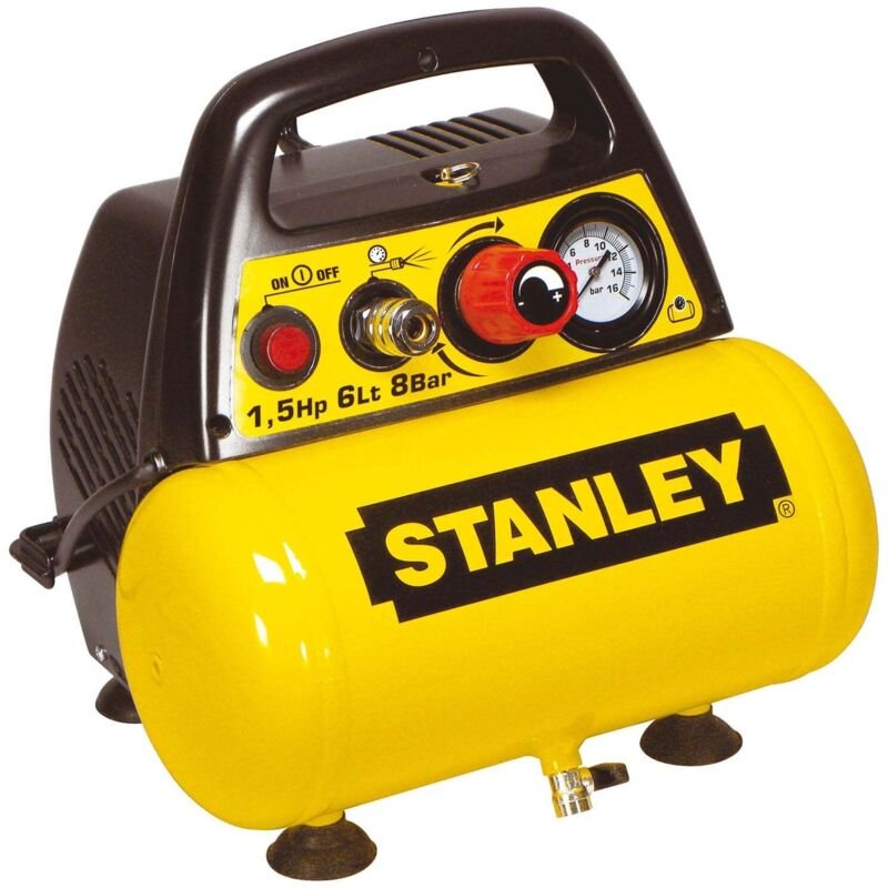 Mobiler Kompressor 6 lt dn 200/8/6 - Stanley