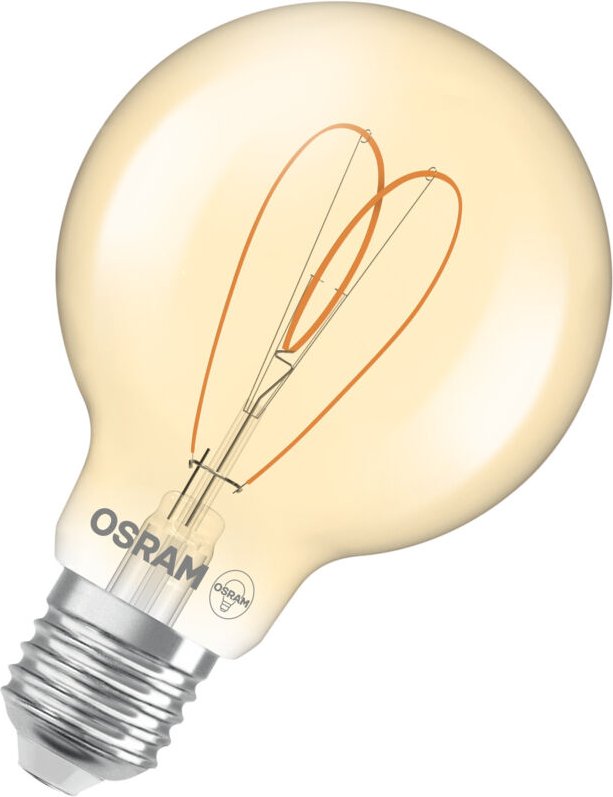 Osram - Vintage 1906 Globe ist eine warmweiße, dimmbare LED-Lampe in klassischer Ballform mit Filament. Sie bietet 8 w f...