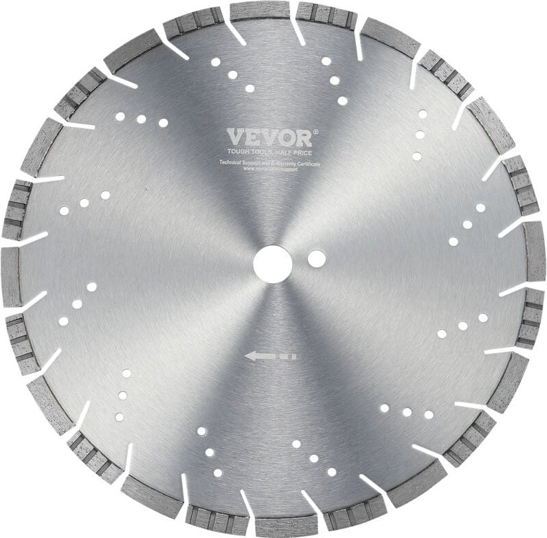 Diamanttrennscheibe, 14 Zoll/350 mm Betonsägeblatt für Nass- oder Trockenarbeiten, 0,39 Zoll/10 mm Diamantsegmenttrennsc...