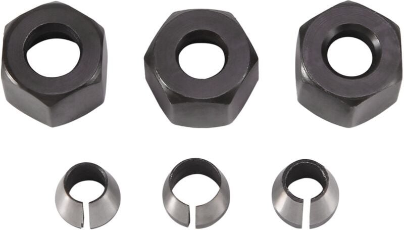 3-teiliges Router-Spannzangen-Set, Spannzangenköpfe, Adapter für Bohrmaschinen, Graviermaschinen, Trimm- und Schnitzmasc...