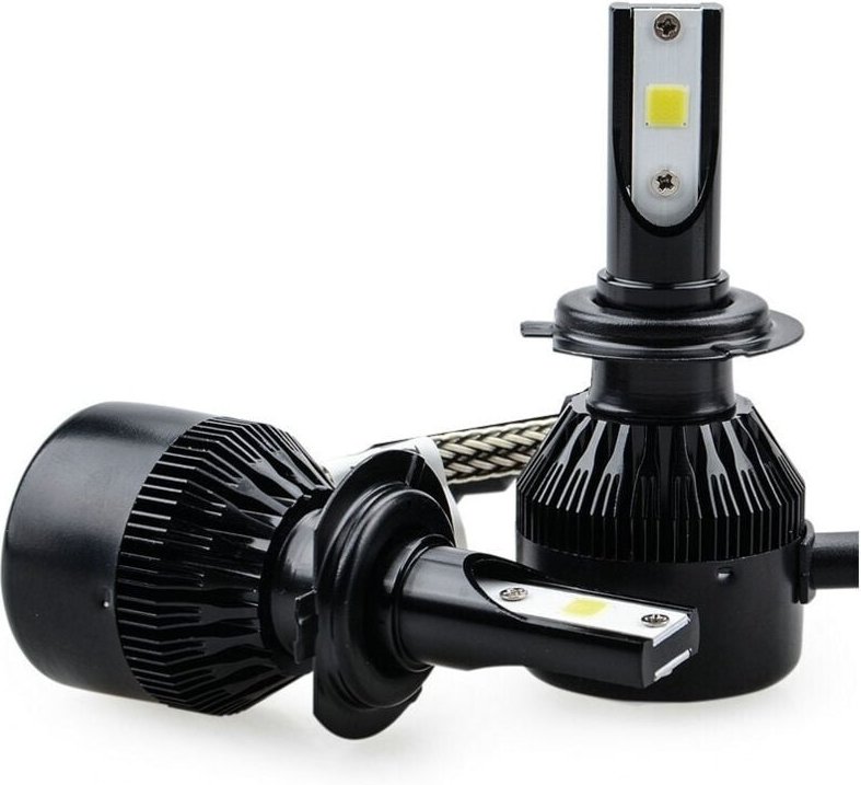 Trade Shop Traesio - Trade Shop - paar B22-LAMPEN für abblend- und fernlicht H1 led 12V-24V 48W auto motorrad -