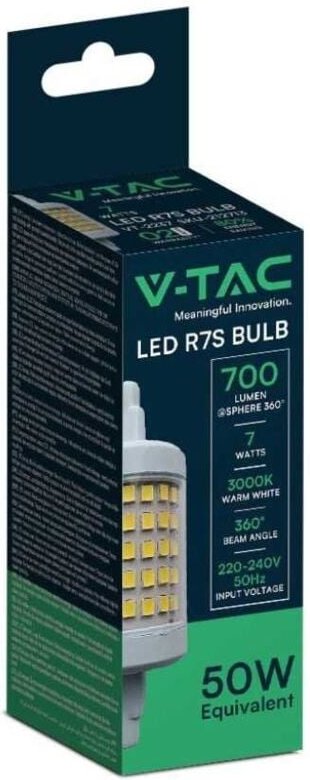 LED-Glühbirne 7W R7S 4000K 28x78mm - V-tac