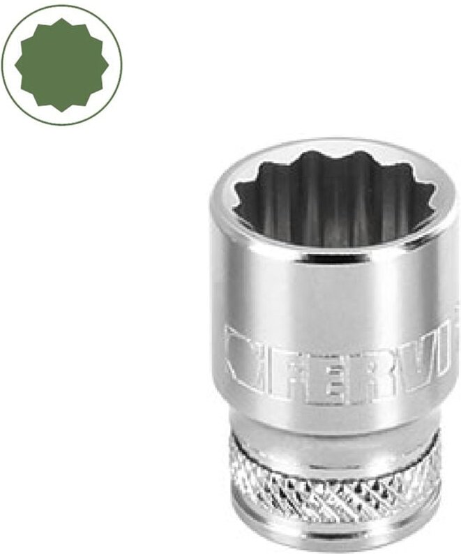 Mehrkant-Steckschluessel 3/8 20 mm Fervi bn4p4n020a
