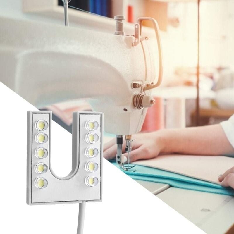 Thumbnail - SNQ - Nähmaschinenleuchte, LED-Lampe mit flexiblem Schwanenhals und magnetischer Montagebasis für das Handwerk, für Nähm...