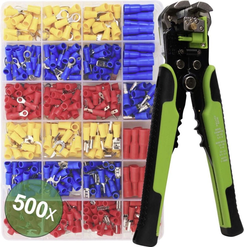 Quadrios - 22T011 22T011 Abisolierwerkzeug-Set 0.25 bis 6 mm² 10 bis 24