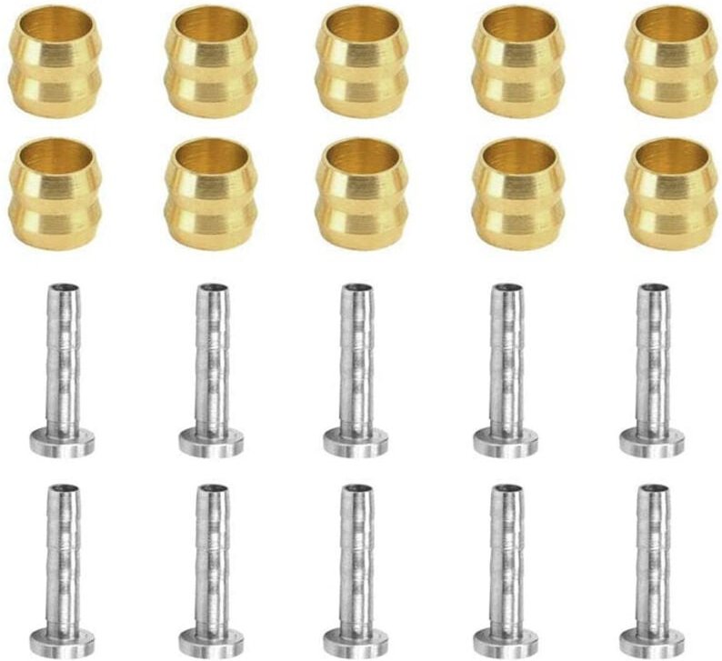 Memkey - Oliveneinsatz, hydraulischer Scheibenbremsschlauch, Olivenverbindungseinsatz für Shimano 10 Ersatzteil-Set (BH9...