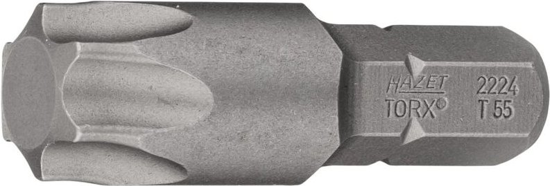 Bit 2224-T55 Sechskant massiv (5/16 Zoll) Innen torx® Profil T55 - Hazet