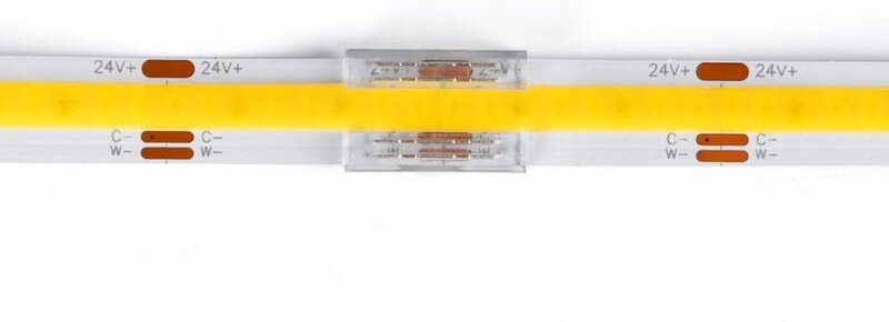 Verbinder LED COB Streifen-zu-Streifen – Monocolor/CCT/RGB –