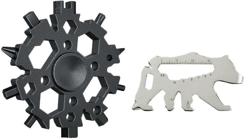 22 In 1 Schneeflocke Multitool Gürtel Multifunktions-Kartenschlüssel Herrengeschenk A