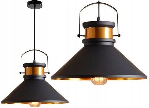 Hängelampe asti b black/ gold