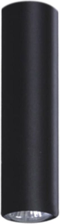 Schwarzer moderner Röhren-Deckenstrahler Kaja SANTI K-4405