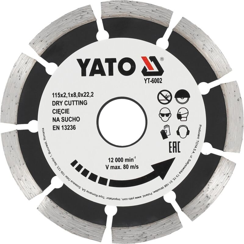 Diamanttrennscheibe "Segment" 115x22,2mm