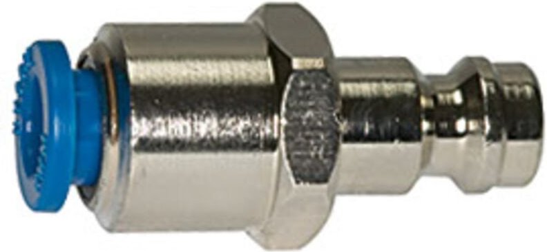 Einstecknippel push-in 8 mm, für Kupplungen nw 5, Messing vern. - Riegler