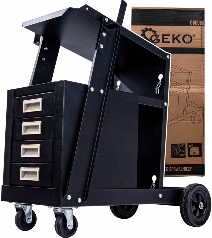 Schweißwagen Geko schwarz Stahl 70 5x70 5 cm