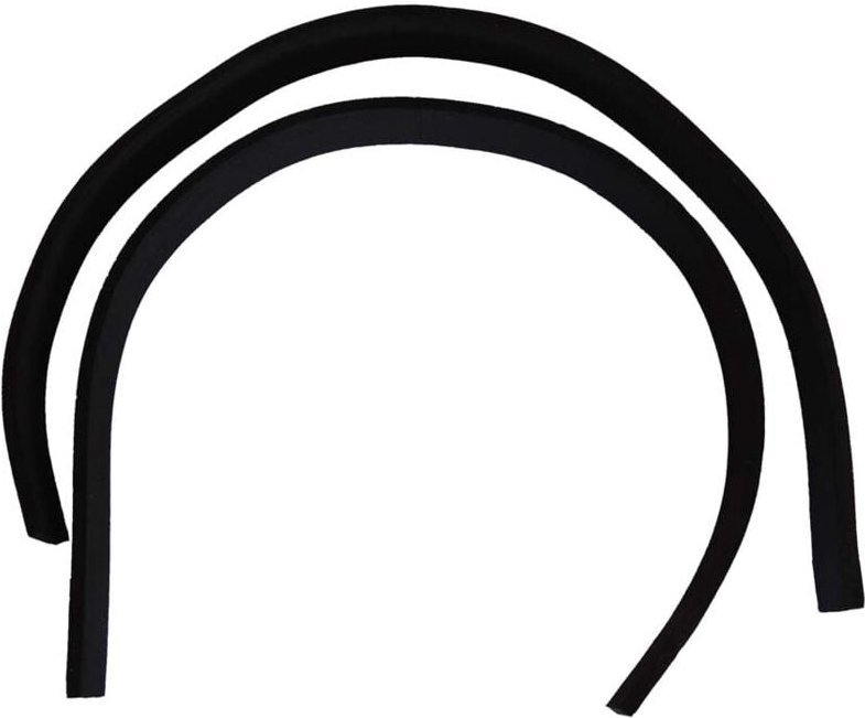 Stoßschutz kompatibel mit Ariete Briciola 2711 Saugroboter - 2x Bumper-Guard, Schwarz - Vhbw