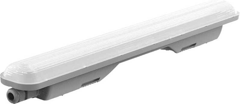 Muller Licht - Müller-Licht Aquaprofi 60 Feuchtraum-Wannenleuchte led led 18 w Neutralweiß Grau (matt), Weiß