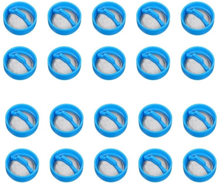 20 Stück Waschmaschinen-Wasserfilter, Waschmaschinen-Einlassventilfilter