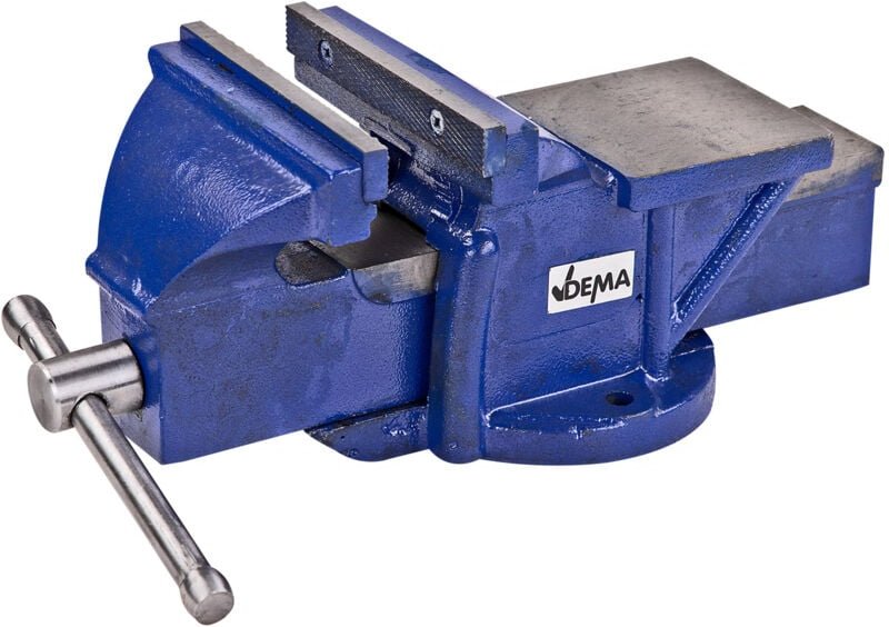 Dema - Guß Schraubstock Werkbank Werkbankschraubstock mit Amboss 150 mm Backenbreite
