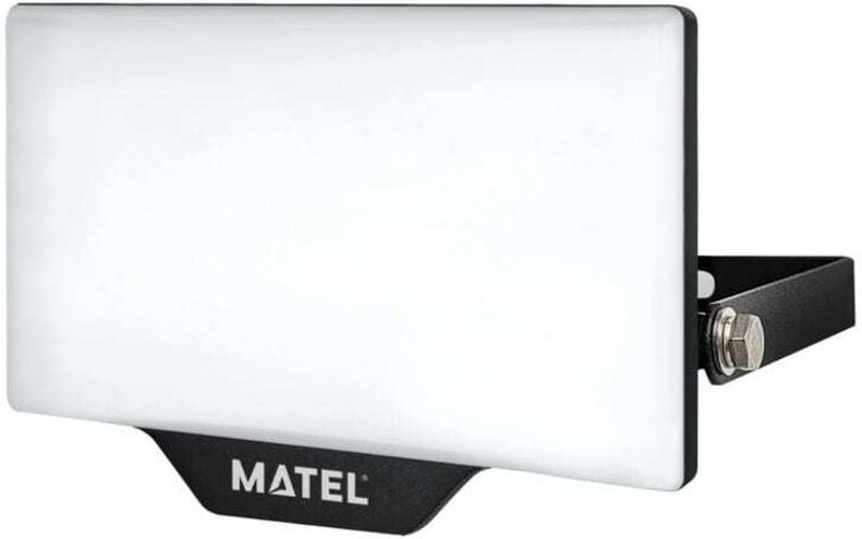 Schwarzer LED-Projektor mit Schnellanschluss, Kaltlicht, IP65, 10 w