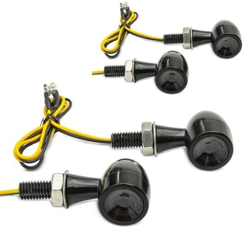 2x LED-Motorrad-Blinkleuchten Lumitecs BL18 2 Stück getönt Rabattset