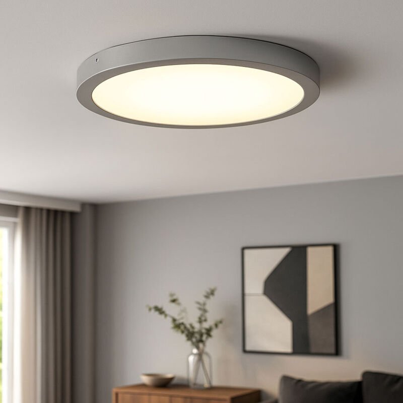 Briloner - led Aufbauleuchte Aufbaulampe Reflektor 3000K schwenkbar Schwarz Ø30cm